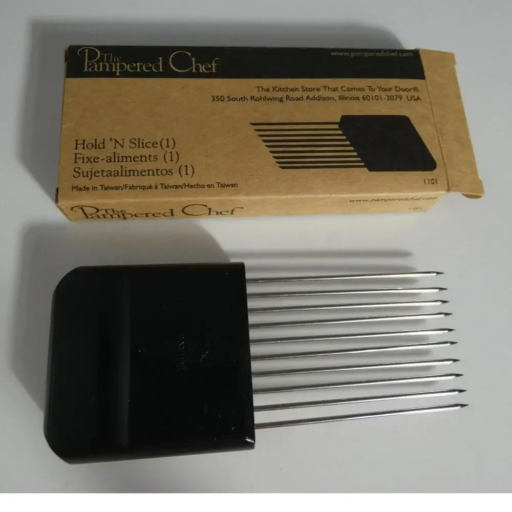 The Pampered Chef Hold 'N Slice New In Box Kitchen Slicing